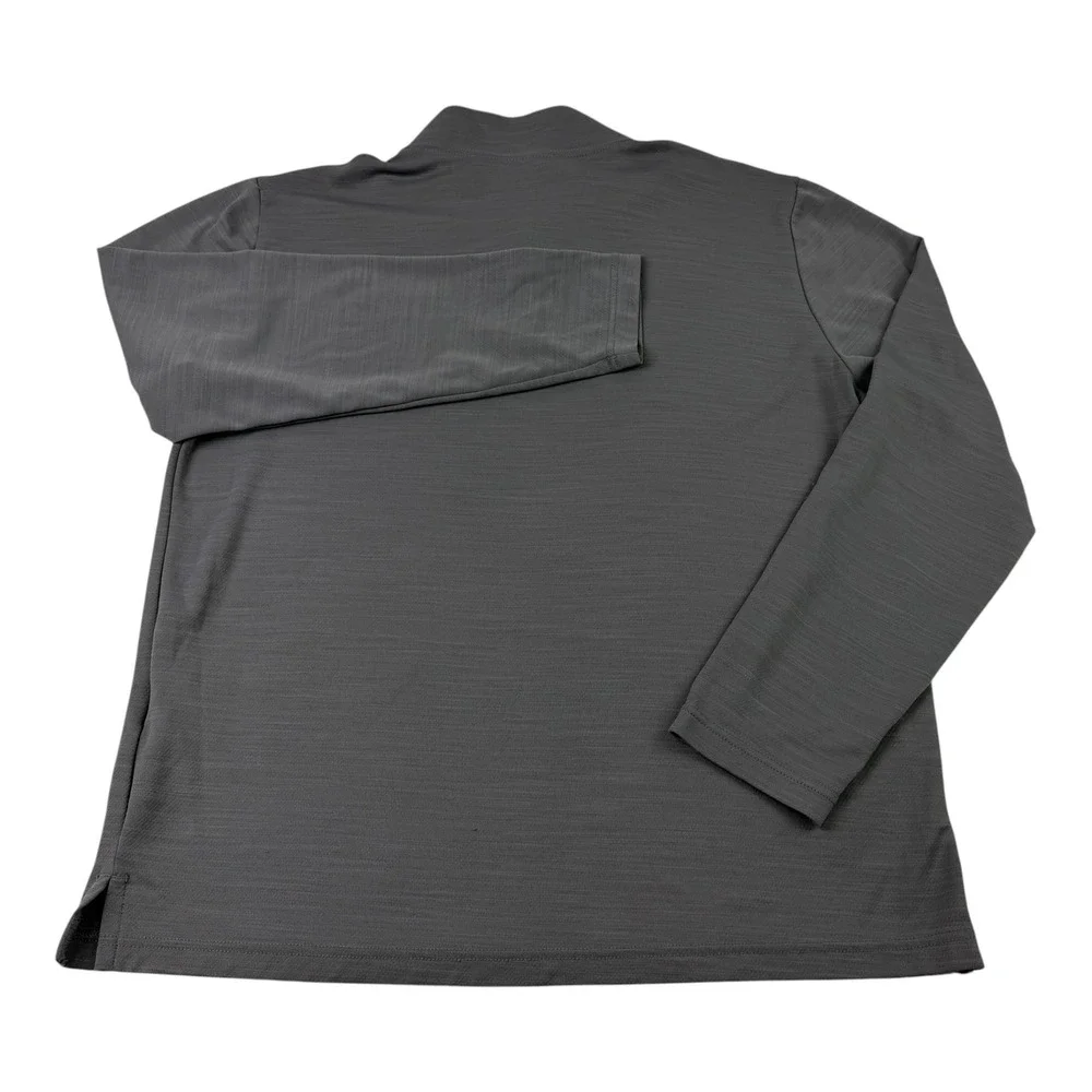 Nike Michigan Wolverines Dri-FIT Mens‎ Large Gray Quarter Zip Pullover Shirt